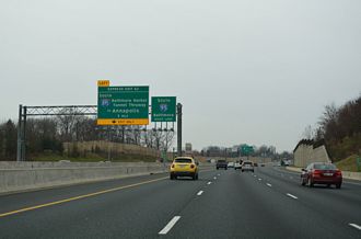 I-95 south at I-895 - Baltimore, MD