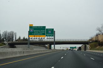 I-95 south at I-895 - Baltimore, MD