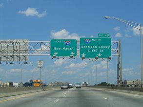 I-278 east at I-895 - Bronx, New York