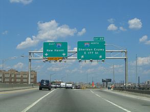 I-278 east at I-895 - Bronx, New York