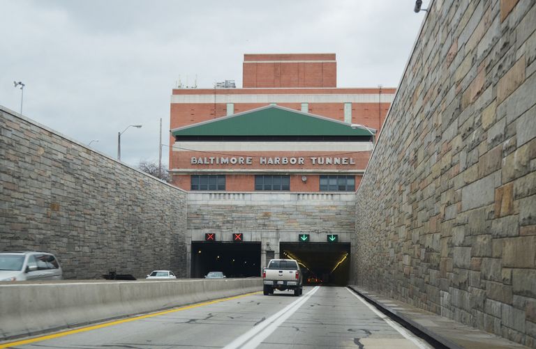 I-895 north at Baltimore Harbor Tunnel