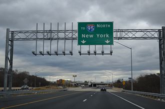 I-895 north at I-95 - Baltimore, MD