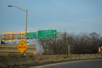 I-895 north at I-95 - Bronx, New York