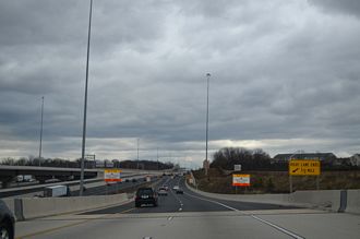 I-895 north at I-95 - Baltimore, MD