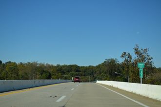 I-895 south at US 1/I-95 - Elkridge, MD