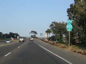 SR 905 east at I-5 - Otay Mesa West, San Diego, CA