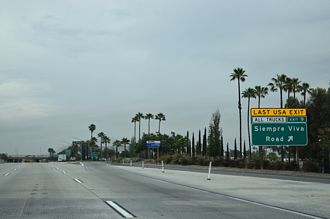 SR 905 east at Siempre Viva Rd - Otay Mesa, San Diego, CA