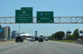 I-10 east at US 90 Business - New Orleans, LA