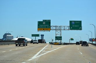 I-10 east at US 90 Business - New Orleans, LA