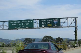 I-580 east at I-980/SR 24 - 2013