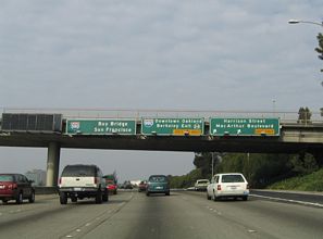 I-580 west at I-980/SR 24