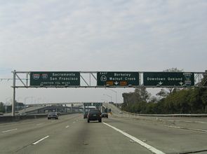 I-580 west at I-980/SR 24