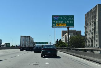 I-880 north at I-980 - Oakland, CA