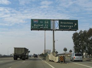I-880 north at Broadway - Oakland, CA