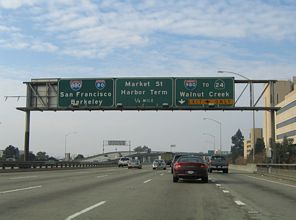 I-880 north at I-980 - 2004