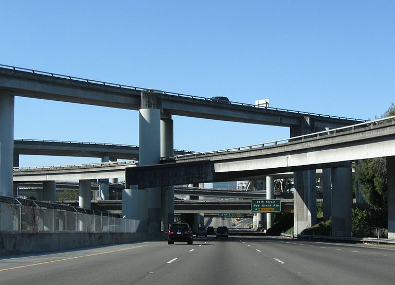 I-980 west at I-580 - Oakland, CA