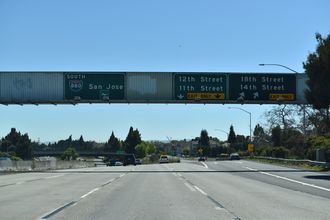 I-980 west at 18th St - Oakland, CA