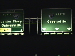 I-85 north at I-985 - 1996