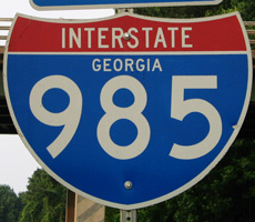 Interstate 985 Georgia