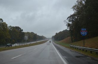 I-985/US 23-129 south at SR 369 - Gainesville, GA
