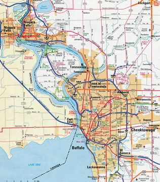 Buffalo, NY - 1984 Map