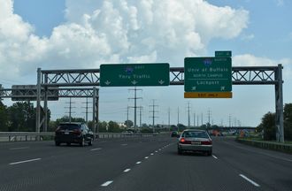 I-290 East at Interstate 990 in Amherst, New York