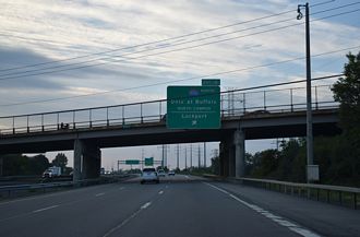 I-290 west at I-990 - Amherst, NY