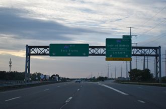 I-290 west at I-990 - Amherst, NY