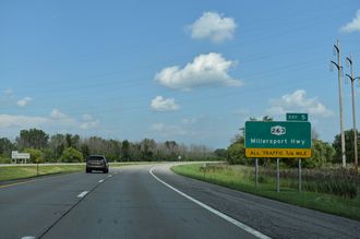 I-990 north at NY 263 - Amherst, NY