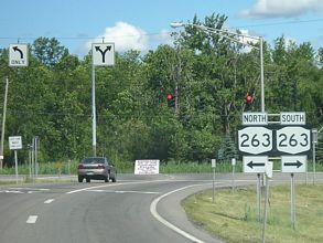I-990 north at NY 263 - Amherst, NY