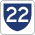 Primary Route 22