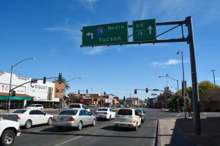 Old U.S. 89 north at Business Loop I-19 in Downtown Nogales