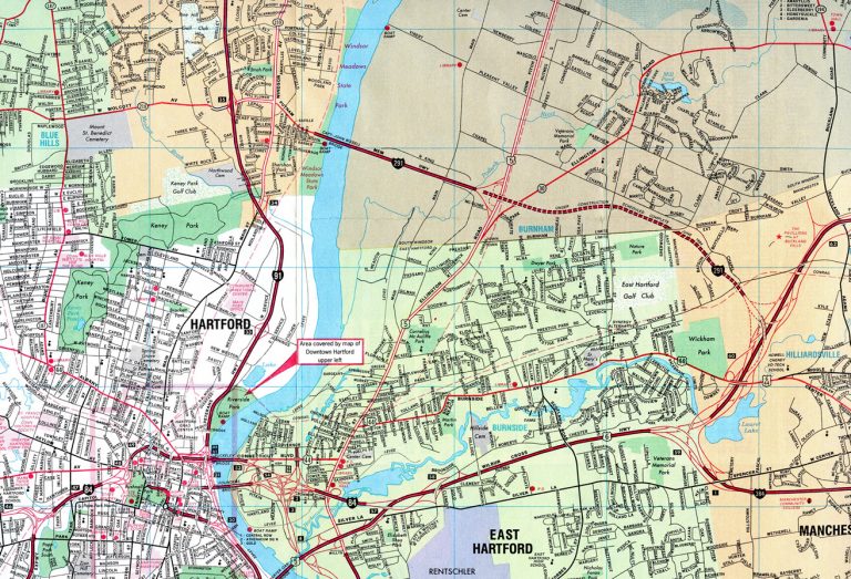 I-291 northeast of Hartford, CT - 1994