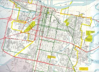 Savannah, GA - 1972 Map