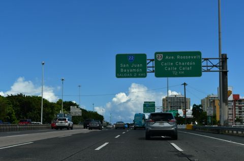 PR 18 meets PR 23 1.5 kilometers south of PR 22/PRI-2