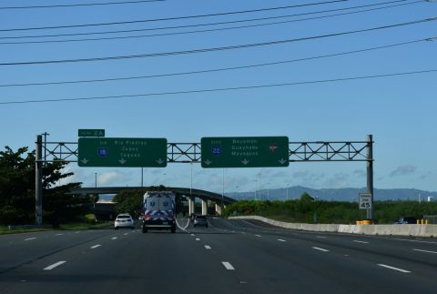 Three lanes partition for both PR 22/PRI-2 west and PR 18/PRI-1 south