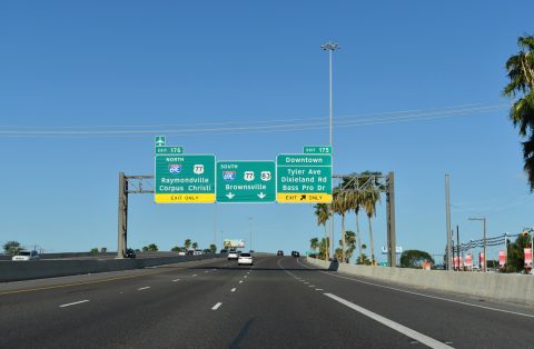 IH 2/US 83 east at IH 69E/US 77 - Harlingen, TX