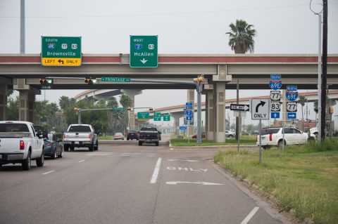 SS 206 west at IH 2/US 83 - Harlingen, TX