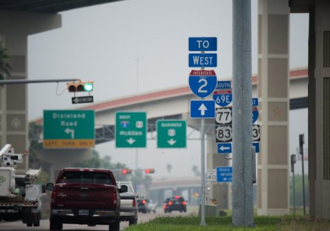 SS 206 west at IH 2/US 83 - Harlingen, TX
