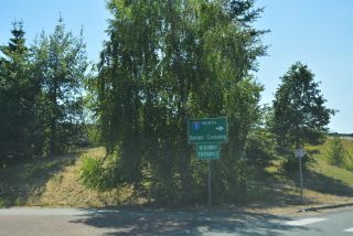 D Street west at I-5 north and SR 548 south in Blaine, Washington
