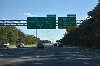 I-95 south two miles from I-10 in Jacksonville, FL