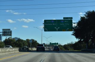 I-95 south one mile from I-10 west in Jacksonville, FL