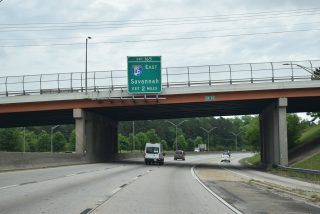 I-75 north two miles from I-16 at SR 74 in Macon, GA