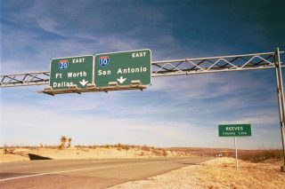 IH 10 east at IH 20 - 2000
