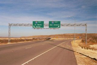IH 10 east at IH 20 - 2000