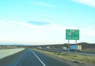 IH 10 east at IH 20 - 2005