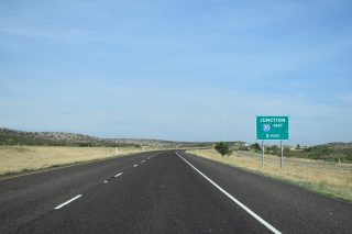 I-10 west at I-20 - Reeves County, TX