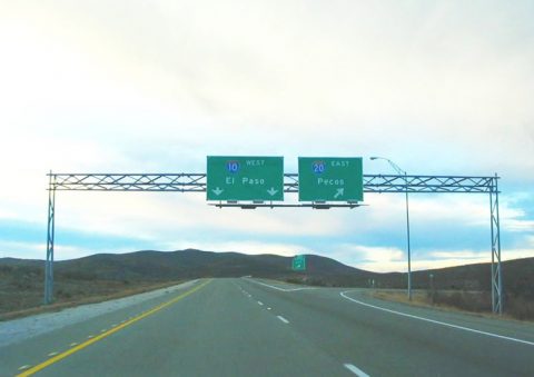 IH 10 west at IH 20 - 2005