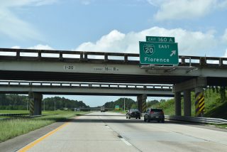 I-95 south at I-20 - Florence, SC