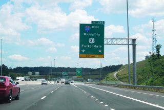 I-65 south at US 31/I-22 - Fultondale, AL